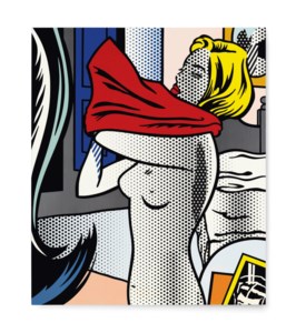Roy Lichtenstein, Nude with Red Shirt