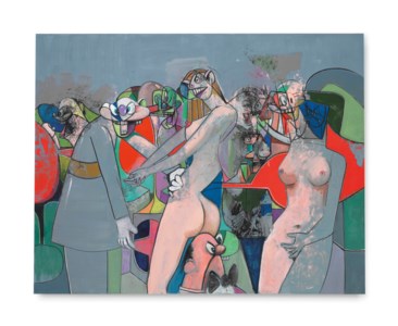 George Condo, The Manhattan Strip Club