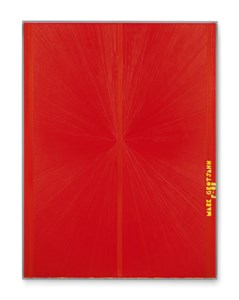 Mark Grotjahn, Untitled (Red Butterfly II Yellow MARK GROTJAHN P-08 752)