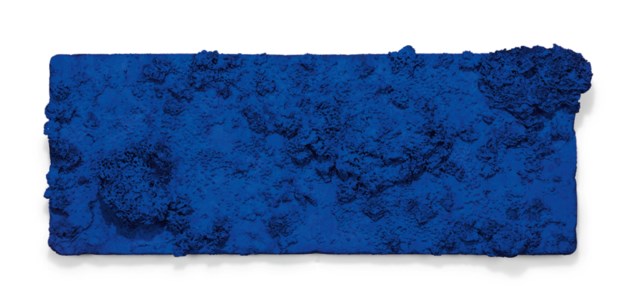 Yves Klein, Accord Bleu (Sponge Relief)