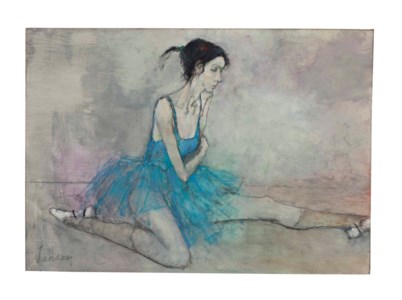 Joelle en tutu bleu