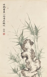 Bamboo and Rock