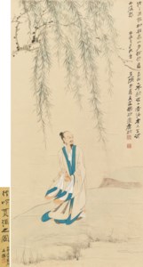 Zhang Da Qian, Scholar Under Willow