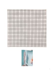 HAND PAINTED CLOTH USED AS TOWEL