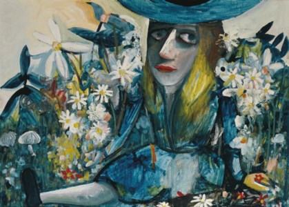 Charles Blackman, Alice Amongst Flowers