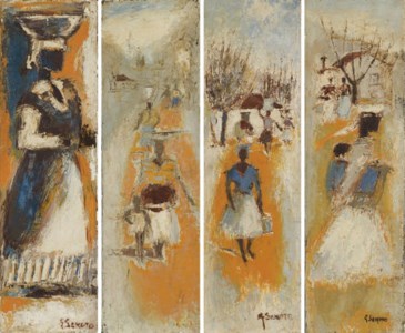 Village -- four studies