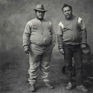 Johan and Bertie, brothers, Western Transvaal, 1987