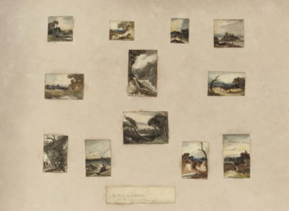 Twelve landscape sketches