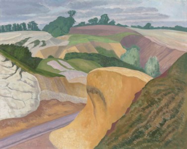 Lane through a quarry
