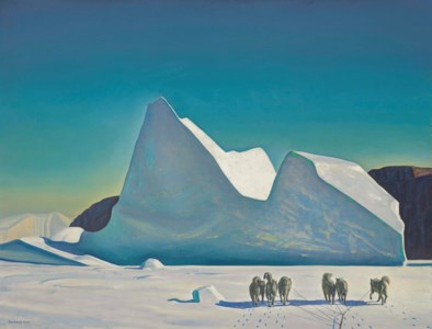 Rockwell Kent, Iceberg; Sledge Dogs, Greenland