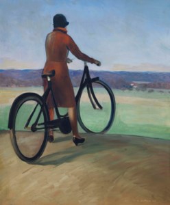 Girl on Bicycle
