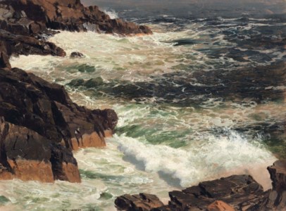 Frederic Church, Rough Surf, Mount Desert Island, Maine