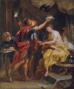 Alexander crowning Roxana