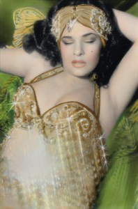 Natasha with eyes closed, Cairo, 2000
