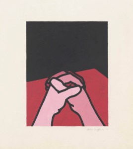 Clasped hands
