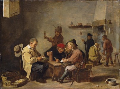 Card players in an inn