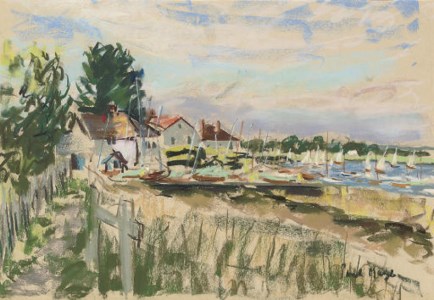 Path to the boathouses