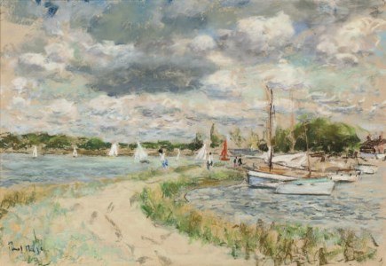 Boats in a harbour