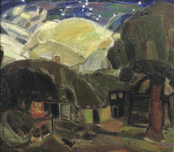 Avond op de Hoeve; Ferme au Crépuscule