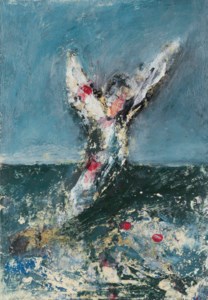 Winged figure