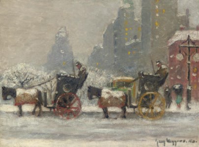 At Central Park in Winter