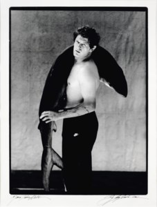 Marco Pierre White with shark, 2001