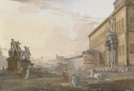 Veduta del palazzo del Quirinale, Roma