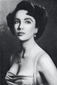 Liz Taylor vs. Richard Burton, after Halsman, c. 2011
