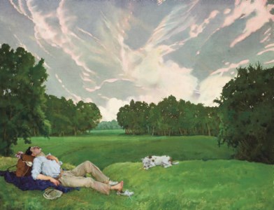 Konstantin Andreevich Somov, The stroller's rest