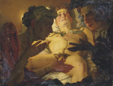 Konstantin Andreevich Somov, Cauchemar de la fièvre brulante