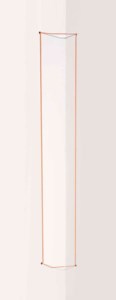 Orange Day-glo Corner Piece
