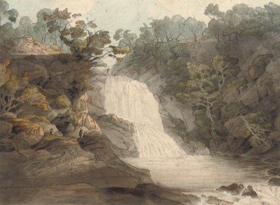 The falls of the Mothvaye, North Wales