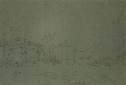Study for the Royal Chapel at Windsor Castle: The Sacrifice of Noah
