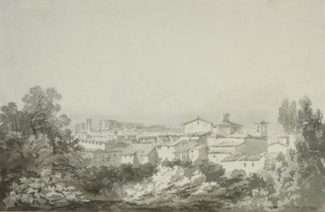 View from the Corsini Gardens, Rome