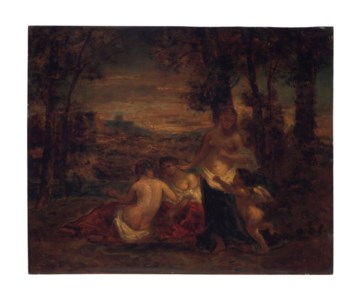 Callisto cédant à l'amour