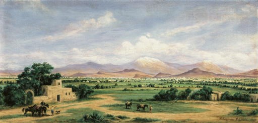 Valle de México from the Hacienda Morales