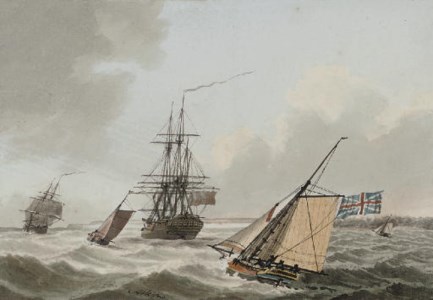 Frigates of the Royal Navy off Torbay, Devon