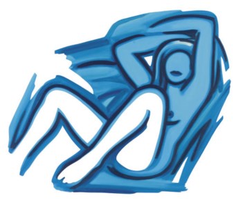 Tom Wesselman, Blue Nude #5