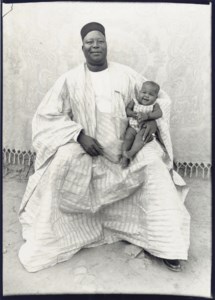 Father with daughter, 1949-54