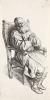 An Old Man Sleeping in an Armchair