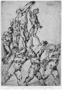 Studies of Nudes and Putti