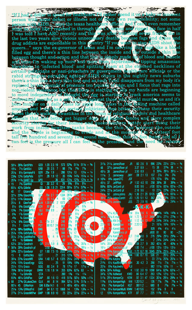 Untitled (ACT UP Diptych)