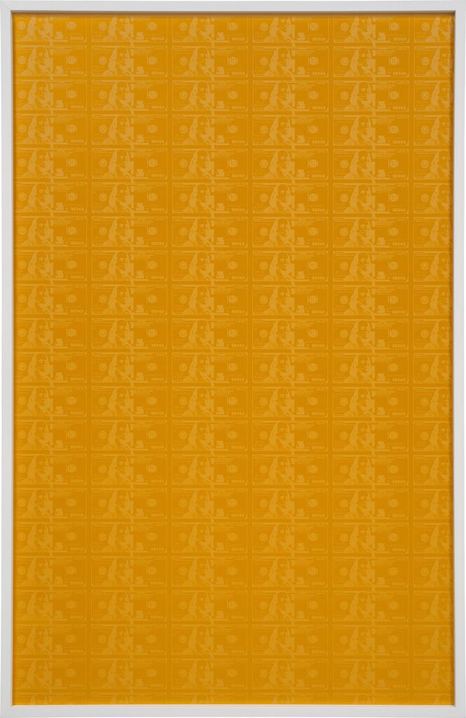 126 Hundred Dollar Bills (Gold)