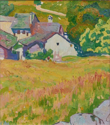 Blühende Wiese bei Stampa, 1910