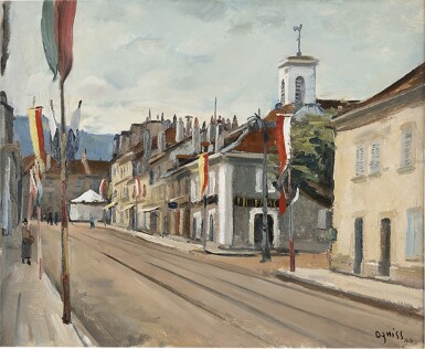 La rue Saint-Victor à Carouge, 1934