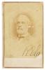 ROBERT E. Photograph Signed, "R ELee," carte-de-visite vignetted bust portrait by Vannerson & Jones,