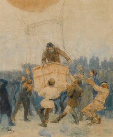 The Solar Eclipse of 1887, Mendeleev in his Hot-Air Balloon