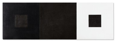 Réaction avec le noir et le blanc d'une couleur tirée au hasard (d'après le nombre π) sur le code universel des couleurs par E. Séguy (3 works)