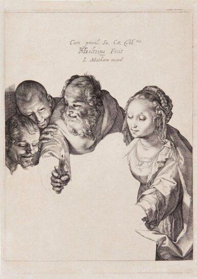 The Adoration of the Shepherds (Bartsch 2; Hollstein 15; New Hollstein 14; Strauss 362)