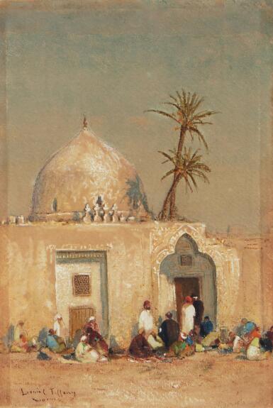 Arabs Before a Mosque